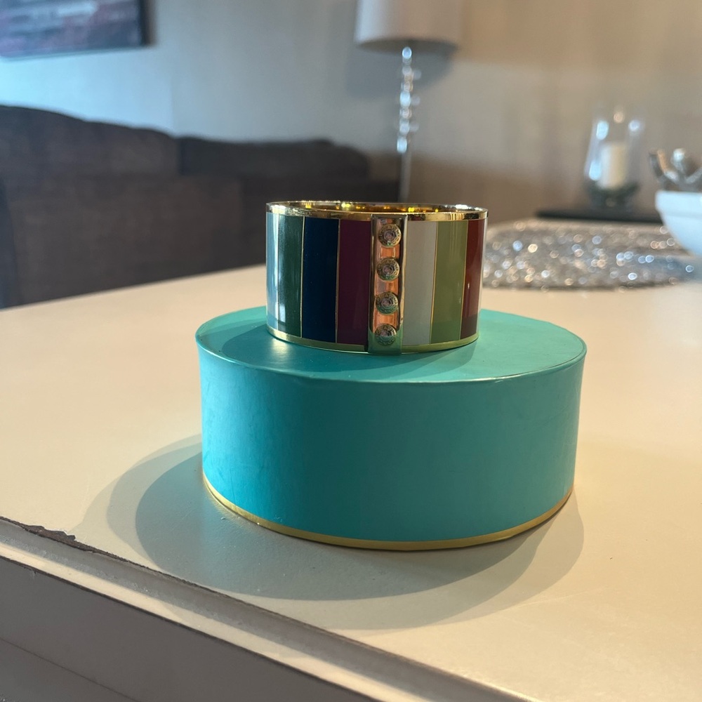 Coach multicolor striped bangle - Picture 2 of 4